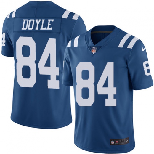 Indianapolis Colts #84 Jack Doyle Royal Blue Vapor Untouchable Limited Stitched Jersey