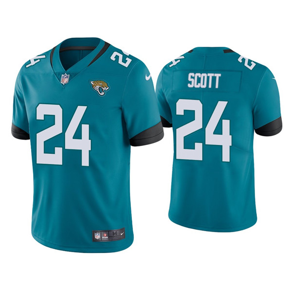 Jacksonville Jaguars #24 Josiah Scott Blue Vapor Untouchable Limited Stitched Jersey