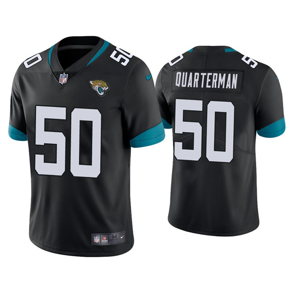 Jacksonville Jaguars #50 Shaquille Quarterman Black Vapor Untouchable Limited Stitched Jersey