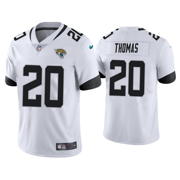 Jacksonville Jaguars #20 Daniel Thomas White Vapor Untouchable Limited Stitched Jersey