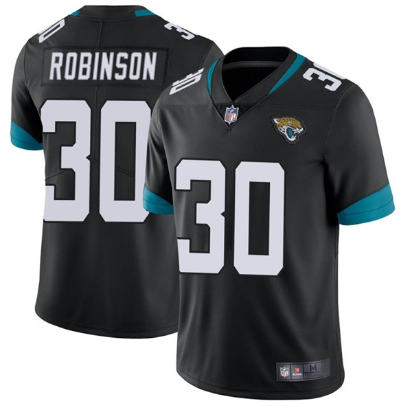 Jacksonville Jaguars #30 Cam Robinson Black Vapor Untouchable Limited Stitched Jersey