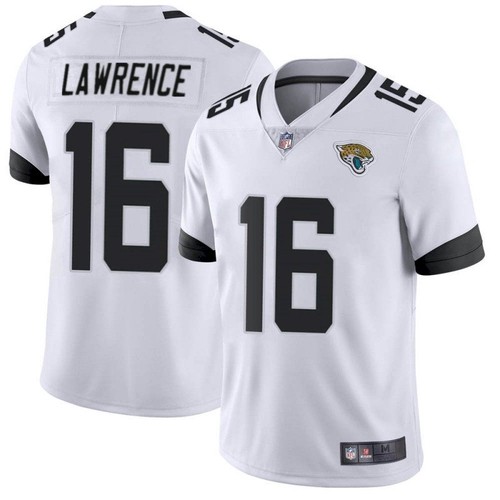 Jacksonville Jaguars #16 Trevor Lawrence 2021 White Vapor Untouchable Limited Stitched Jersey 