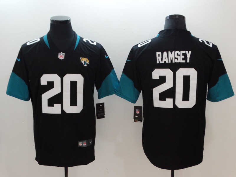 Jacksonville Jaguars #20 Jalen Ramsey Black New 2018 Vapor Untouchable Limited Stitched Jersey