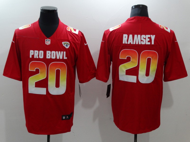 Jacksonville Jaguars #20 Jalen Ramsey Red 2019 Pro Bowl Game Jersey