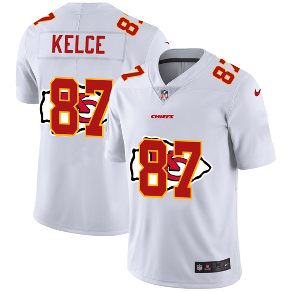 Kansas City Chiefs #87 Travis Kelce White Stitched Jersey
