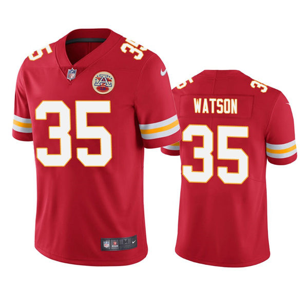Kansas City Chiefs #35 Jaylen Watson Red Vapor Untouchable Limited Stitched Football Jersey