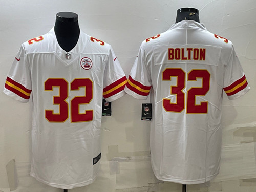 Kansas City Chiefs #32 Nick Bolton White Vapor Untouchable Limited Stitched Football Jersey