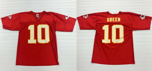 Kansas City Chiefs #10 Trent Green Red Stitched Football Jersey
