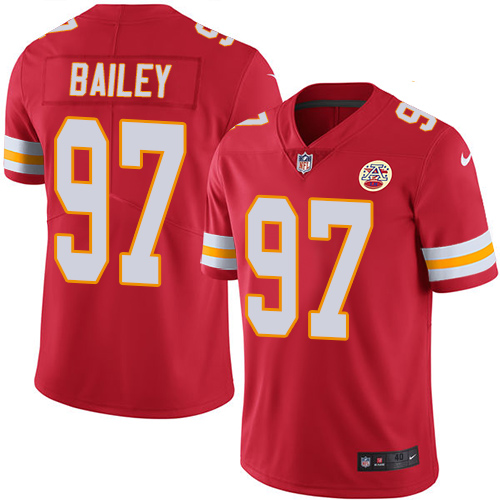 Kansas City Chiefs #97 Allen Bailey Red Vapor Untouchable Limited Stitched Jersey
