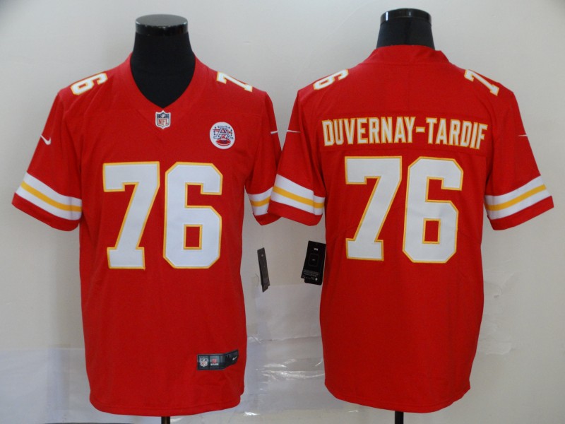 Kansas City Chiefs #76 Laurent Duvernay-Tardif Red Vapor Untouchable Limited Stitched Jersey