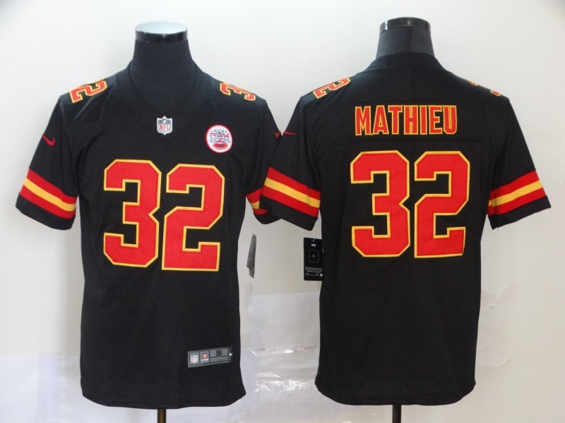 Kansas City Chiefs #32 Tyrann Mathieu Black Vapor Untouchable Limited Stitched Jersey