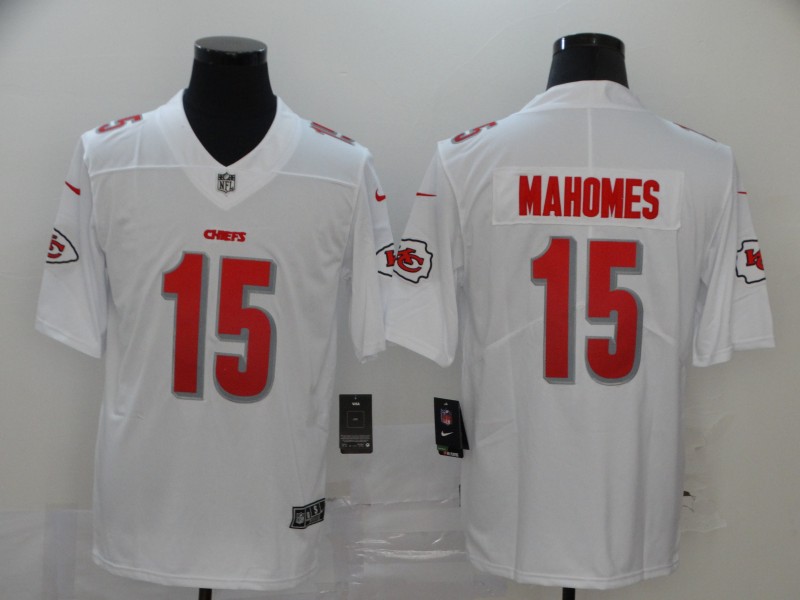 Kansas City Chiefs #15 Patrick Mahomes White Vapor Untouchable Limited Stitched Jersey