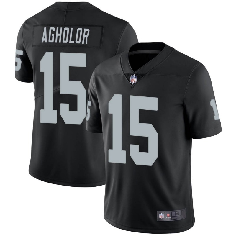 Las Vegas Raiders #15 Nelson Agholor Black Vapor Untouchable Limited Stitched Jersey