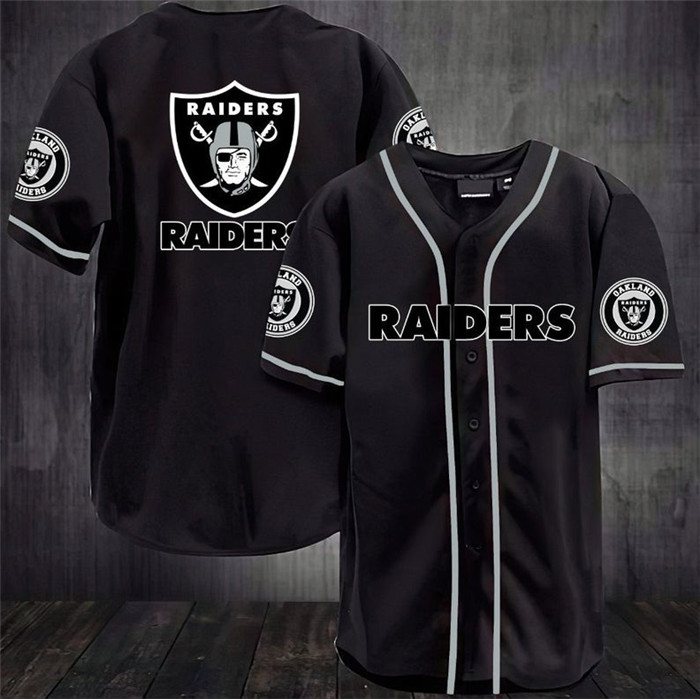 Las Vegas Raiders Baseball Stitched Jersey Shirt