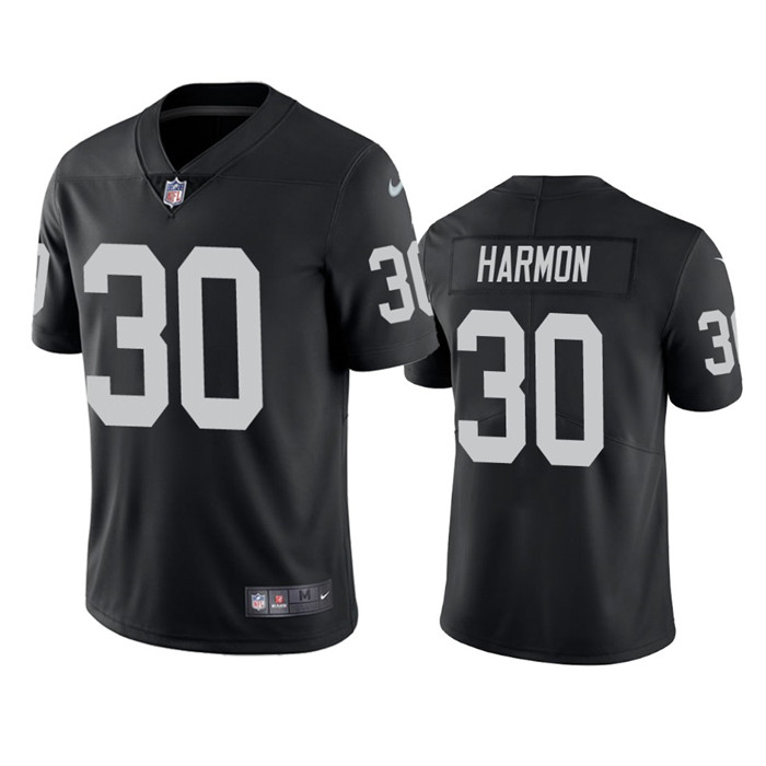 Las Vegas Raiders #30 Duron Harmon Black Vapor Untouchable Limited Stitched Jersey