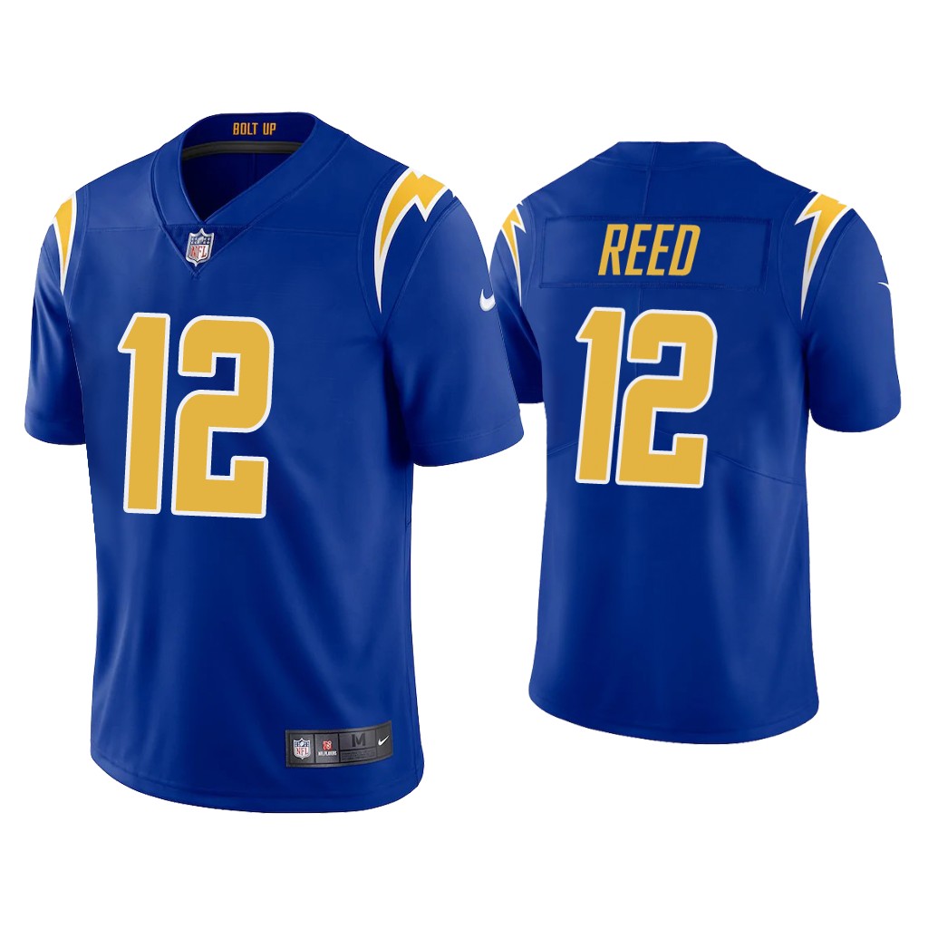 Los Angeles Chargers #12 Joe Reed 2020 Royal Vapor Untouchable Limited Stitched Jersey