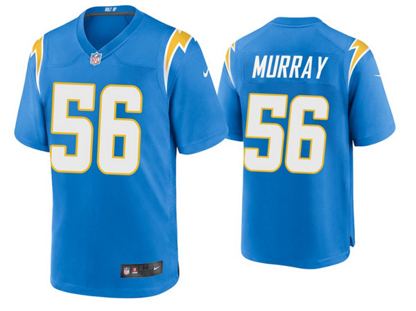 Los Angeles Chargers #56 Kenneth Murray 2020 Blue Limited Stitched Jersey