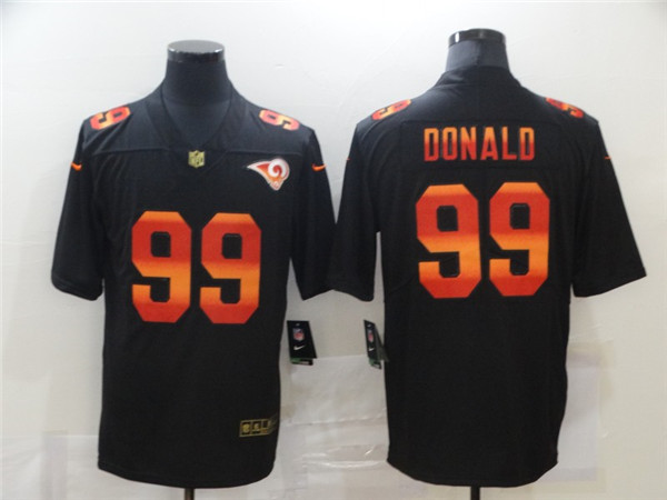 Los Angeles Rams #99 Aaron Donald 2020 Black Fashion Limited Stitched Jersey
