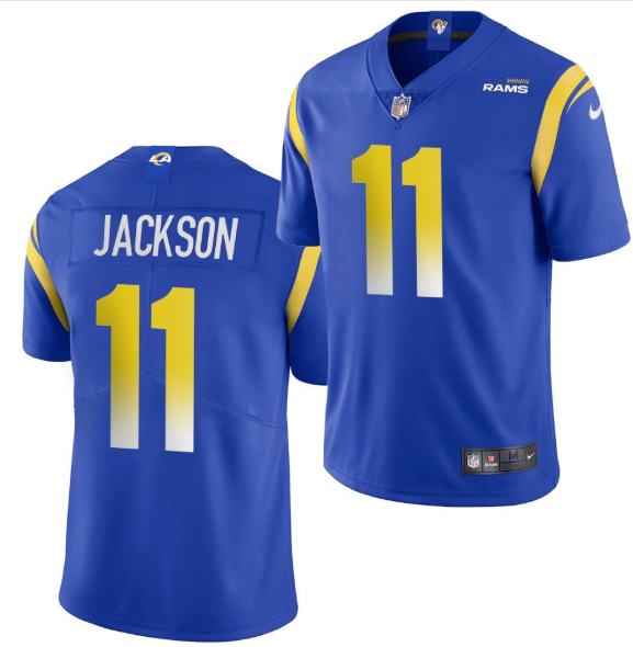 Los Angeles Rams #11 DeSean Jackson 2020 Blue Vapor Untouchable Limited Stitched Jersey