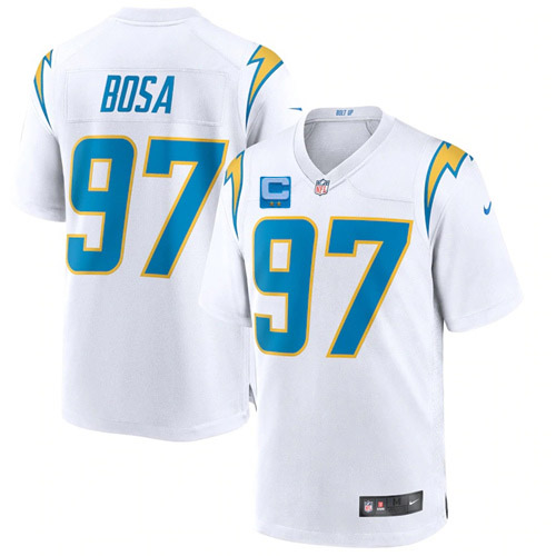 Los Angeles Chargers 2022 #97 Joey Bosa White With 2-Star C Patch Vapor Untouchable Limited Stitched Jersey