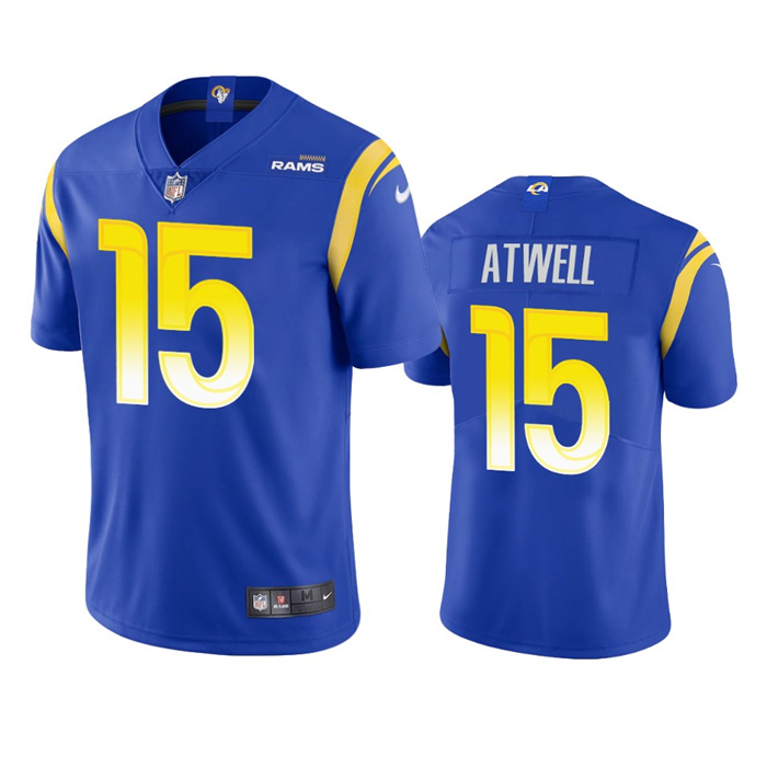 Los Angeles Rams #15 Tutu Atwell Royal Vapor Untouchable Limited Stitched Football Jersey