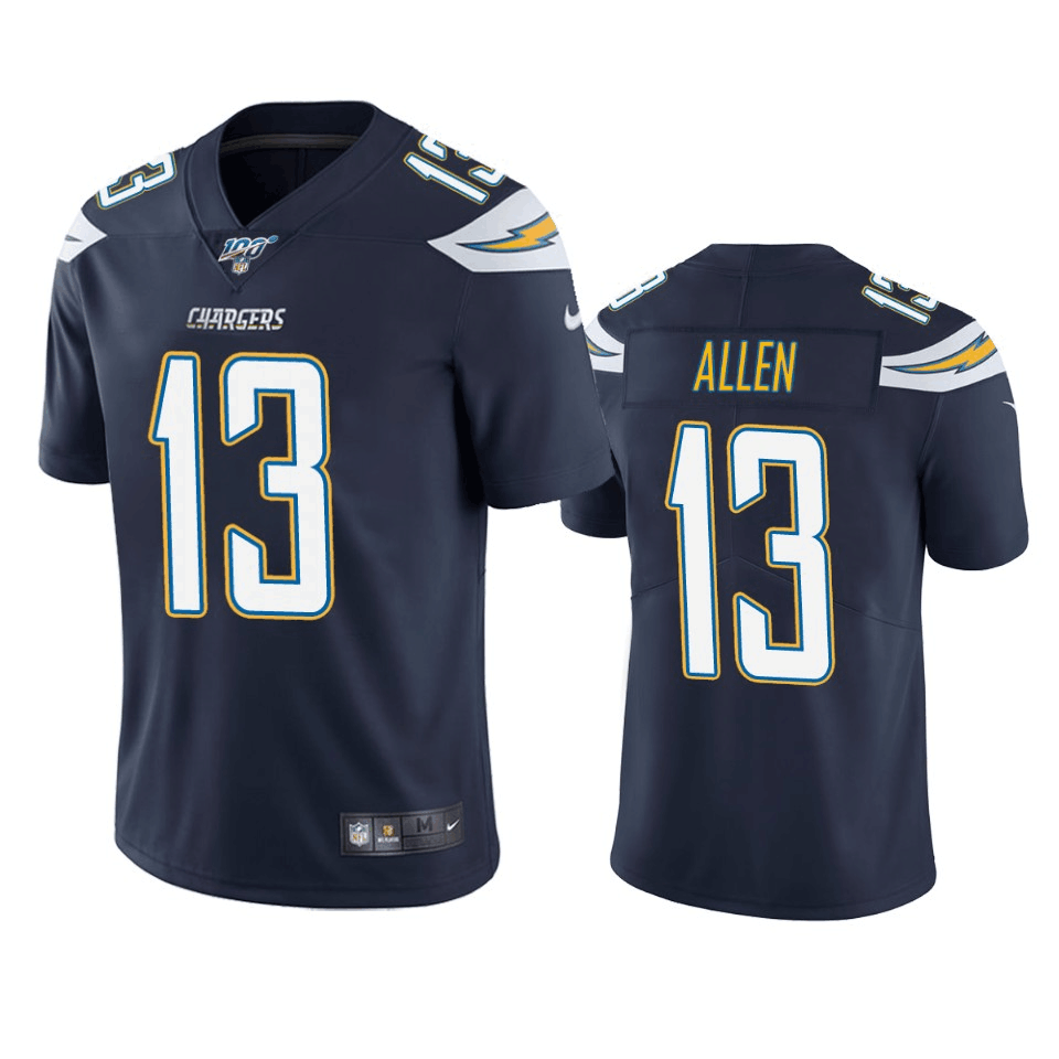 Los Angeles Chargers #13 Keenan Allen Navy 2019 100th Season Vapor Untouchable Limited Stitched Jersey