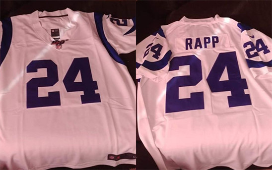 Los Angeles Rams #24 Taylor Rapp White Stitched Jersey