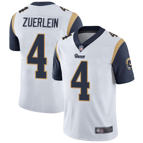 Los Angeles Rams #4 Greg Zuerlein White Vapor Untouchable Limited Stitched Jersey