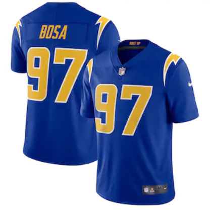 Los Angeles Chargers #97 Joey Bosa Royal 2020 Vapor Untouchable Limited Stitched Jersey