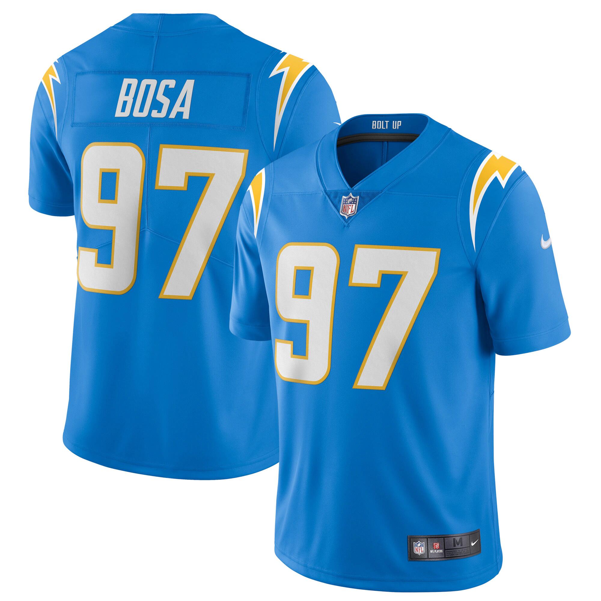 Los Angeles Chargers #97 Joey Bosa 2020 Blue Vapor Untouchable Limited Stitched Jersey
