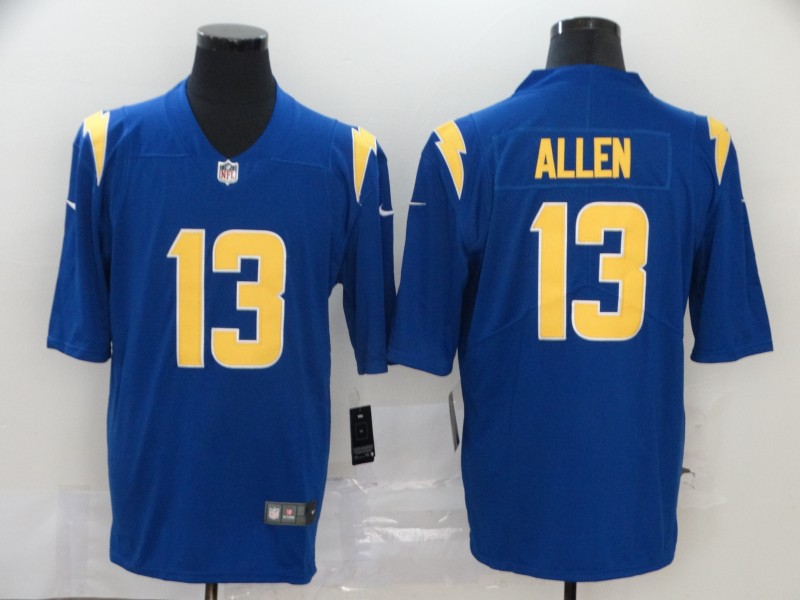 Los Angeles Chargers #13 Keenan Allen 2020 Royal Vapor Untouchable Limited Stitched Jersey