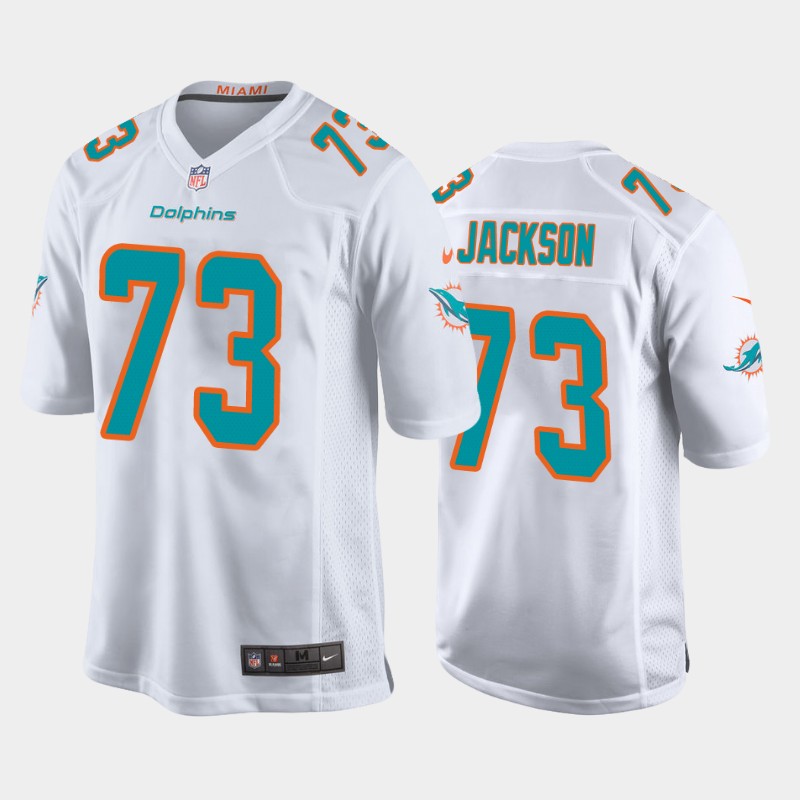 Miami Dolphins #73 Austin Jackson White Stitched Jersey