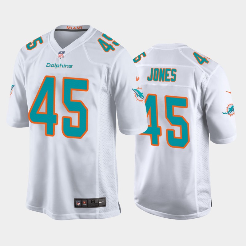 Miami Dolphins #45 Brandon Jones 2020 White Stitched Jersey