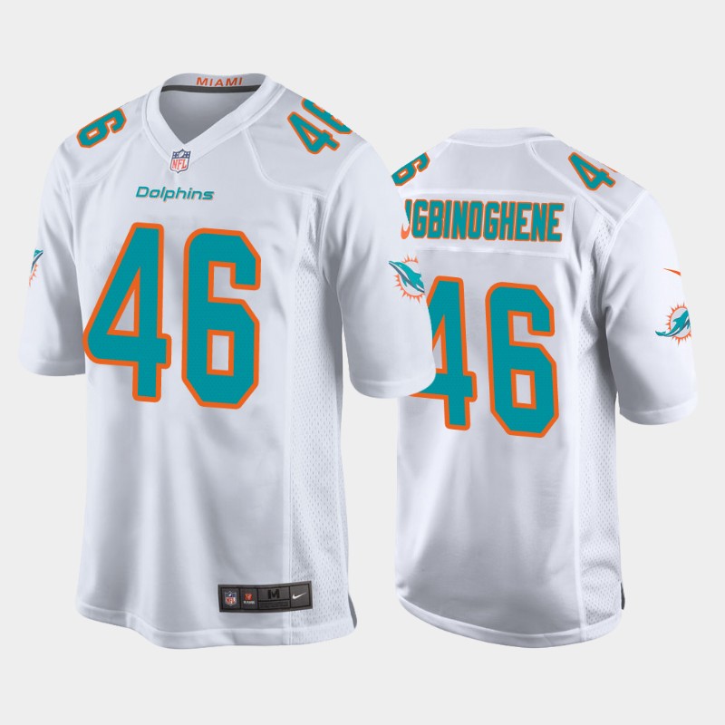 Miami Dolphins #46 Noah Igbinoghene 2020 White Stitched Jersey