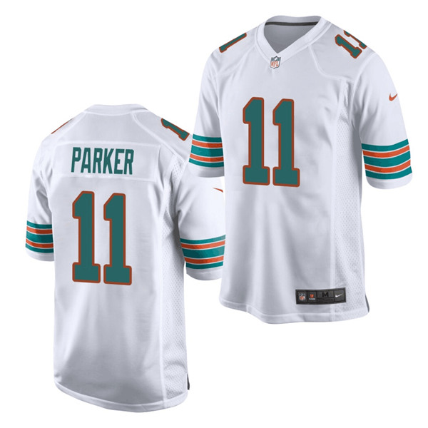 Miami Dolphins #11 DeVante Parker White Stitched Jersey