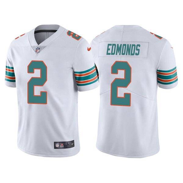 Miami Dolphins #2 Chase Edmonds White Color Rush Limited Stitched Football Jersey