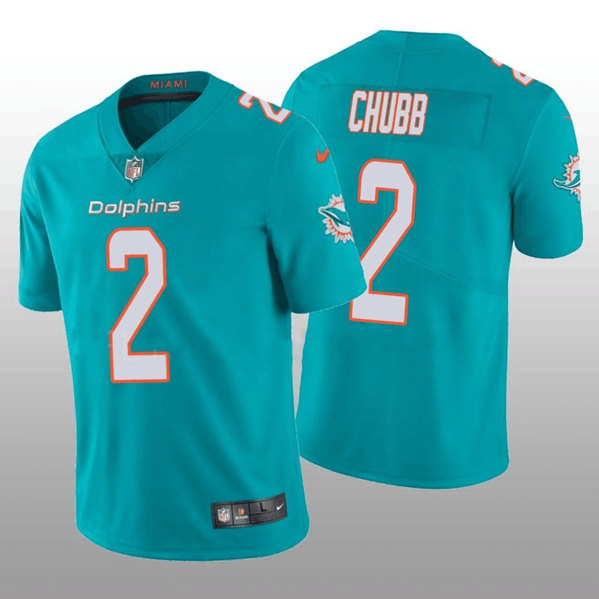 Miami Dolphins #2 Bradley Chubb 2022 Aqua Vapor Untouchable Limited Stitched Jersey