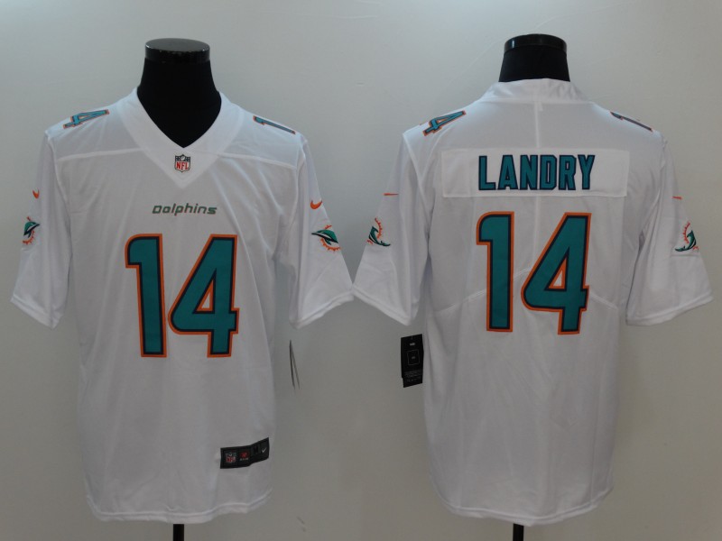 Miami Dolphins #14 Jarvis Landry White Vapor Untouchable Player Limited Jersey