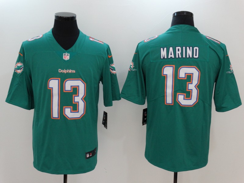 Miami Dolphins #13 Dan Marino Teal Vapor Untouchable Player Limited Jersey