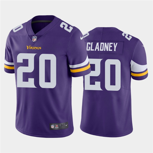 Minnesota Vikings #20 Jeff Gladney 2020 Purple Vapor Untouchable Limited Stitched Jersey