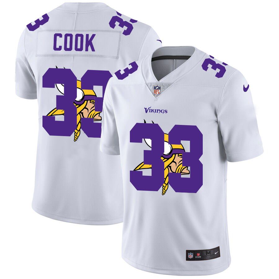 Minnesota Vikings #33 Dalvin Cook White Stitched Jersey