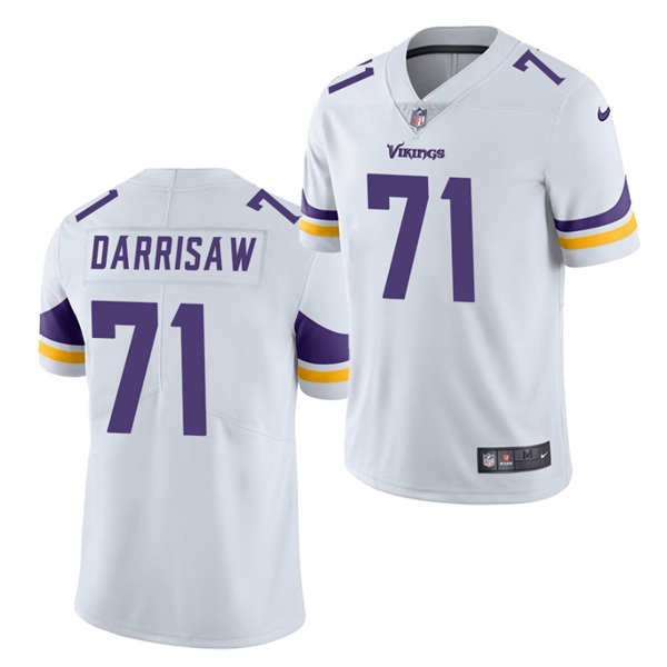 Minnesota Vikings #71 Christian Darrisaw White 2021 Vapor Untouchable Limited Stitched Jersey