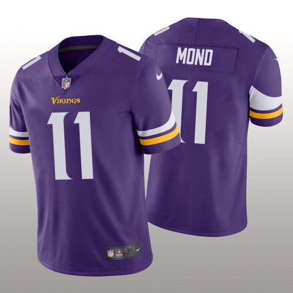 Minnesota Vikings #11 Kellen Mond Purple 2021 Vapor Untouchable Limited Stitched Jersey