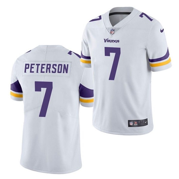 Minnesota Vikings #7 Patrick Peterson White Vapor Untouchable Limited Stitched Jersey