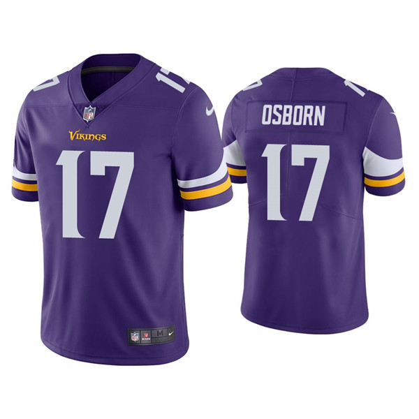 Minnesota Vikings #17 K.J. Osborn Purple Vapor Untouchable Limited Stitched Jersey