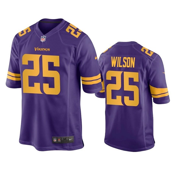 Minnesota Vikings #25 Albert Wilson Purple Color Rush Stitched Jersey