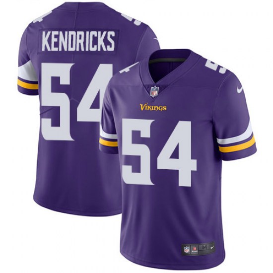 Minnesota Vikings #54 Eric Kendricks Purple Vapor Untouchable Limited Stitched Jersey