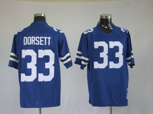 Mitchell Ness Cowboys #33 Tony Dorsett Blue Stitched Throwback Jersey