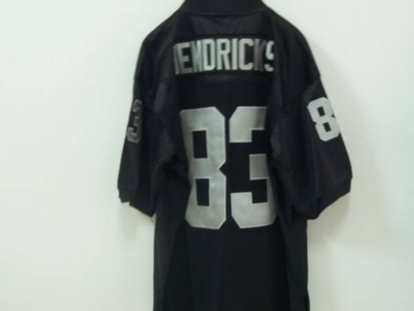 Mitchell And Ness Raiders #83 Ted Hendricks Stitched Black Jersey