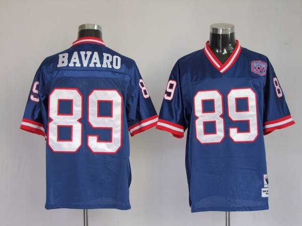 Mitchell And Ness Giants #89 Mark Bavaro Stitched Blue Jersey